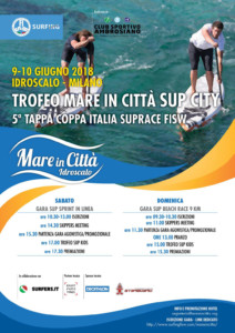 Mare in Città Programma 2018 - Sup Race